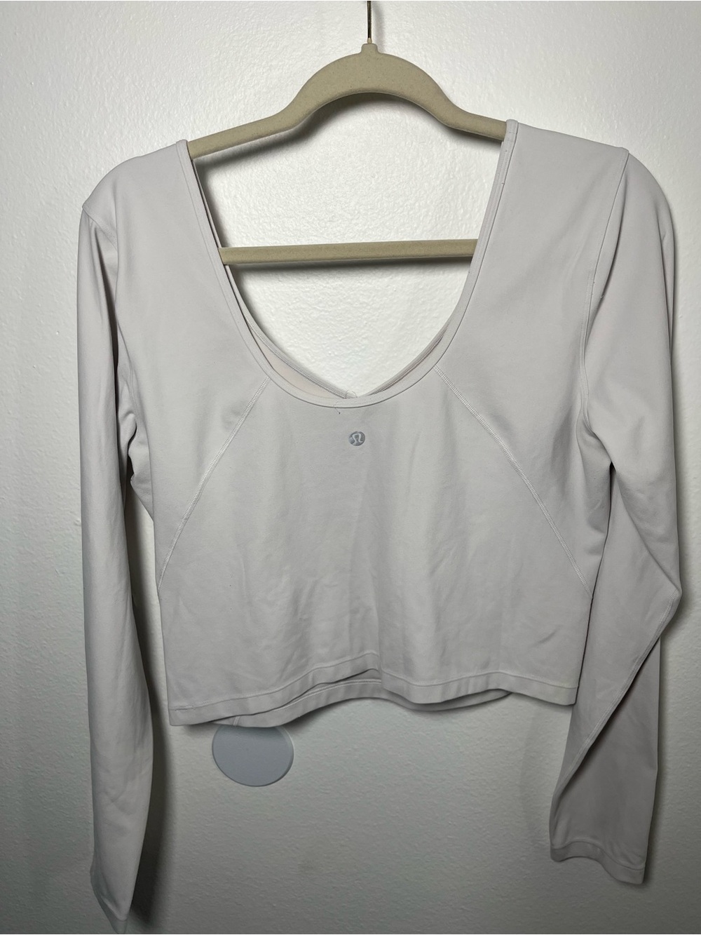 lululemon athletica Long Sleeve Scoop Crop Top